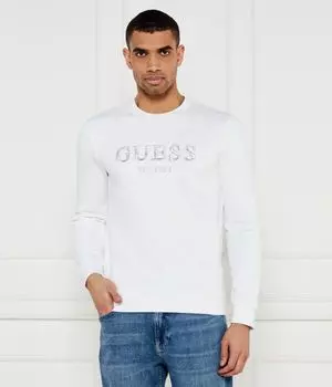 Свитер Slim fit Guess Jeans, белый