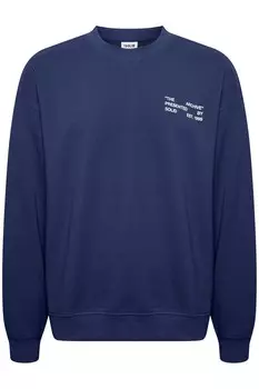 Свитер !Solid Sweatshirt Edyn, синий