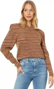 Свитер Space Dye Paros Ruffle Sleeve Alpaca Crew Madewell, цвет Space Dye Autumn