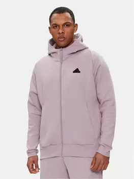 Свитер стандартного кроя Adidas, фиолетовый