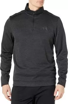 Свитер Storm из флиса на молнии 1/4 Under Armour Golf, цвет Black/Black
