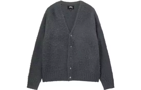 Свитер Stussy унисекс, цвет Charcoal Signature