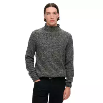 Свитер Superdry 90S high neck, серый