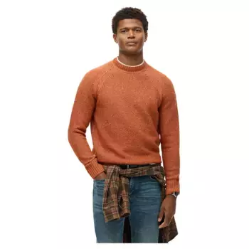 Свитер Superdry Chunky Raglan, коричневый
