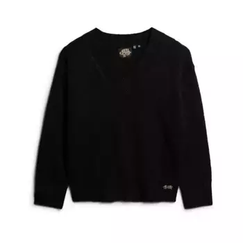 Свитер Superdry Essential v neck, черный