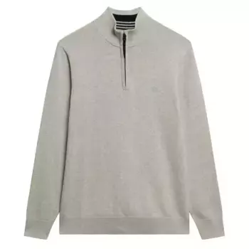 Свитер Superdry Essentials half zip, серый