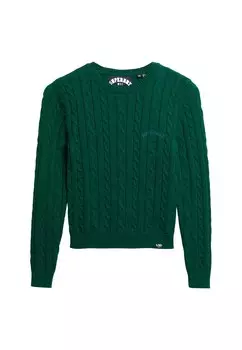 Свитер Superdry Essentials, темно-зеленый