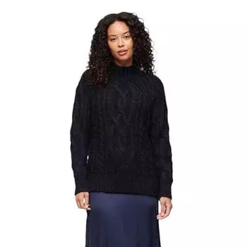 Свитер Superdry High Neck Cable, синий