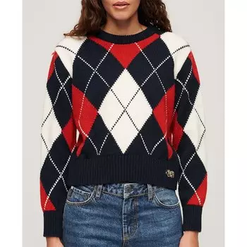 Свитер Superdry Jacquard Pattern Crew, Разноцветный
