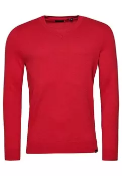 Свитер Superdry, ярко-красный