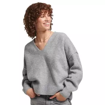 Свитер Superdry Studios Slouch Vee, серый