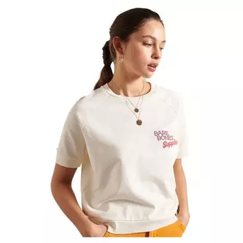 Свитер Superdry Workwear Cropped Crew, белый