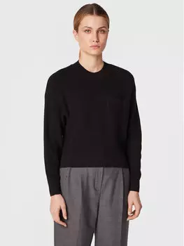 Свитер свободного кроя Moss Copenhagen, черный