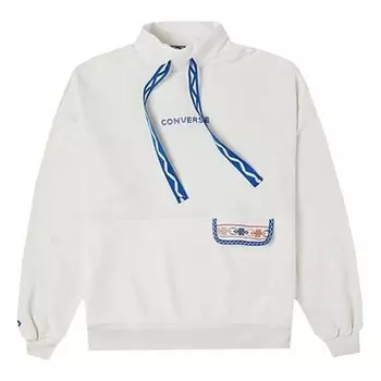 Свитер tapesyt crew sweatshirt 'white' Converse, белый