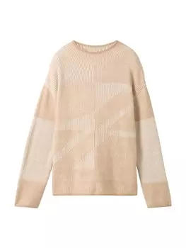 Свитер TOM TAILOR, цвет Beige/Cream