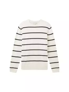 Свитер TOM TAILOR Sweater, кремовый