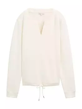 Свитер TOM TAILOR Sweatshirt, белый