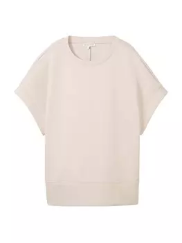 Свитер TOM TAILOR Sweatshirt, бежевый