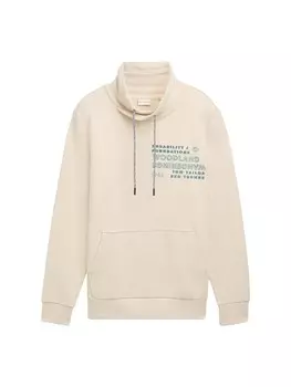 Свитер TOM TAILOR Sweatshirt, кремовый