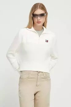 Свитер Томми Джинс Tommy Jeans, бежевый