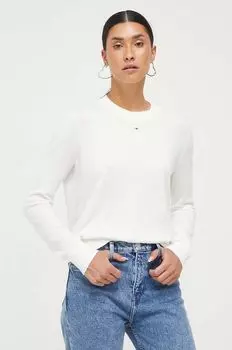Свитер Томми Джинс Tommy Jeans, бежевый