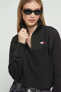 Свитер Томми Джинс Tommy Jeans, черный