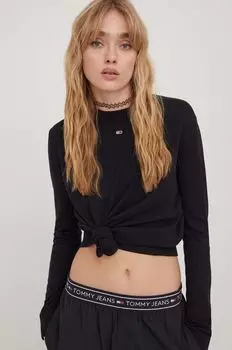 Свитер Томми Джинс Tommy Jeans, черный