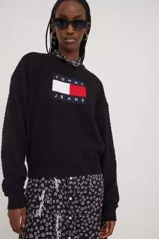 Свитер Томми Джинс Tommy Jeans, черный