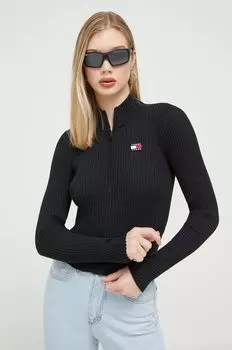 Свитер Томми Джинс Tommy Jeans, черный