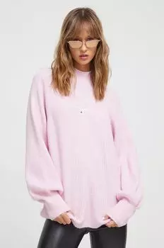 Свитер Томми Джинс Tommy Jeans, розовый