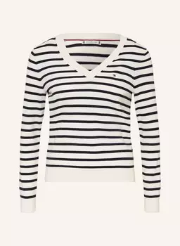 Свитер TOMMY HILFIGER, цвет CREME/SCHWARZ