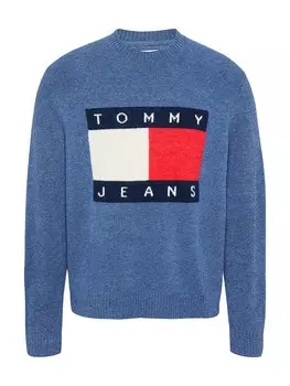 Свитер Tommy Jeans Badge, цвет Blue/marine blue