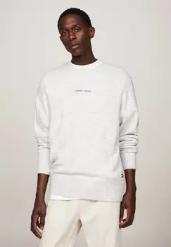 Свитер Tommy Jeans, серебристо-серый htr