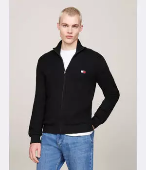 Свитер Tommy Jeans Slim Fit, черный