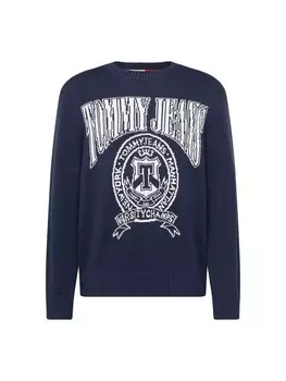 Свитер Tommy Jeans Sweater, морской синий