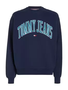 Свитер Tommy Jeans Sweatshirt, цвет navy/cyan blue