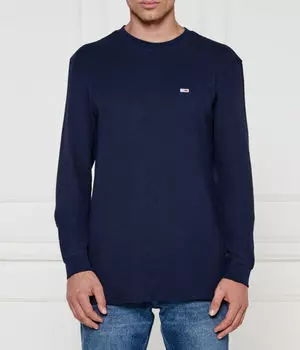 Свитер Tommy Jeans вязаный, синий