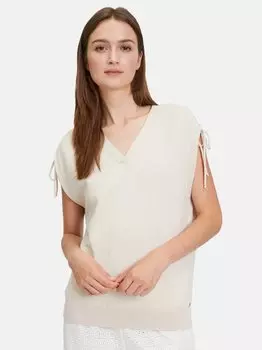 Свитер тонкой вязки Betty & Co, серый