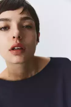 Свитер тонкой вязки H&M, синий