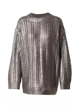 Свитер TOPSHOP, серебряный