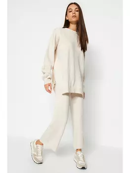 Свитер trendyol Twinset, кремовый