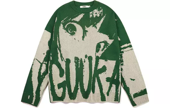 Свитер унисекс Guuka, зеленый