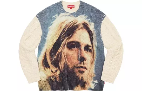 Свитер унисекс Off White Supreme, кремовый