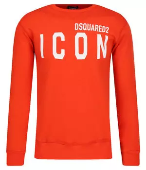 Свитер унисекс Regular fit Dsquared2, красный