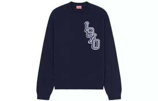Свитер унисекс темно-синий Kenzo, темно-синий