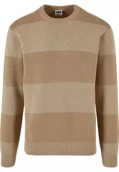 Свитер Urban Classics, цвет Beige/Dark beige
