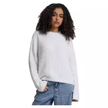 Свитер Urban Classics Feather Mock Neck, белый