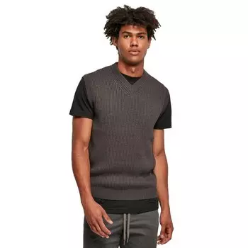 Свитер Urban Classics Knitted Sleeveless, серый