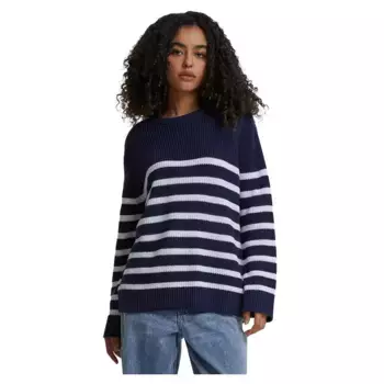 Свитер Urban Classics Rib Striped, синий