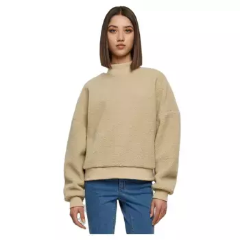 Свитер Urban Classics Sherpa, бежевый